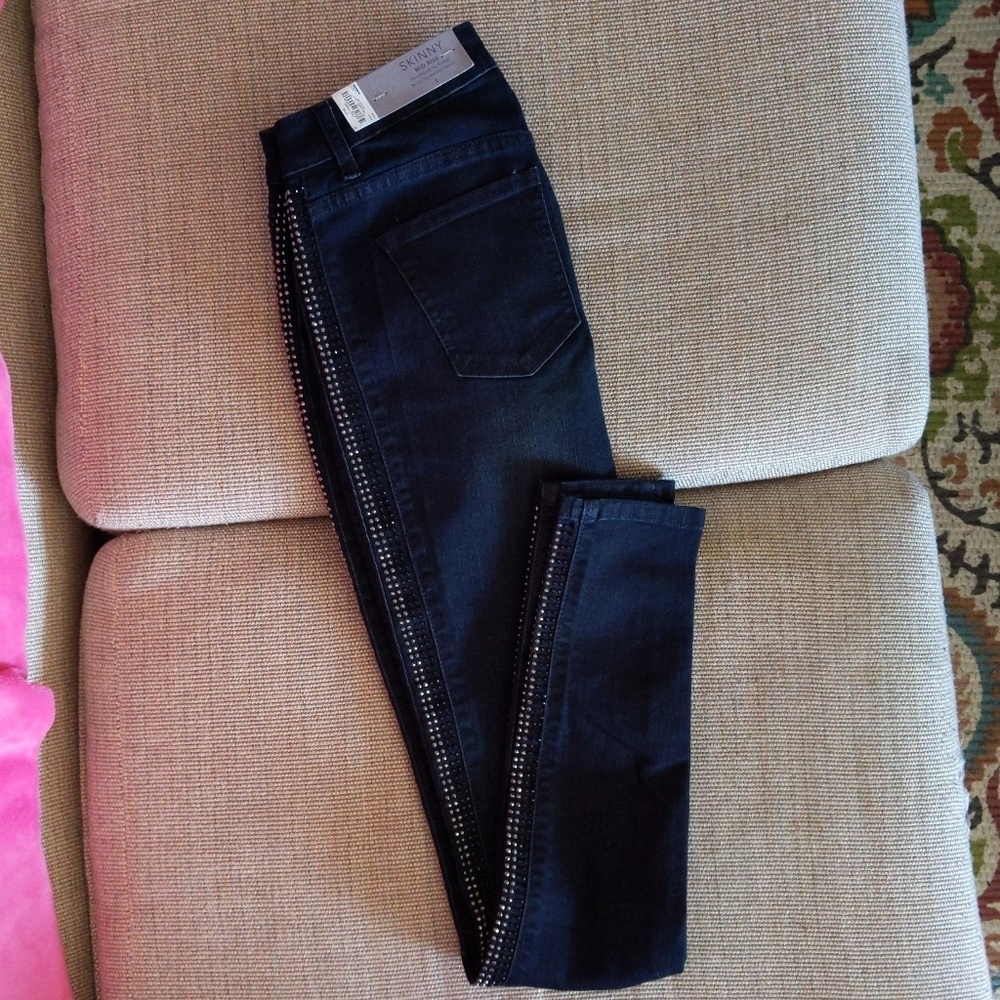 Jennifer Lopez Skinny Jeans with Embellishments